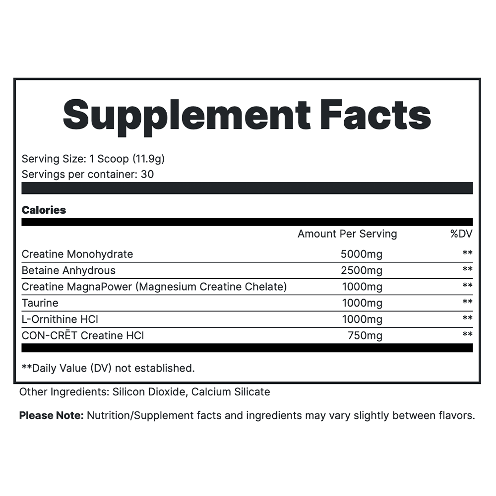 Tango - Unflavored Supp Facts