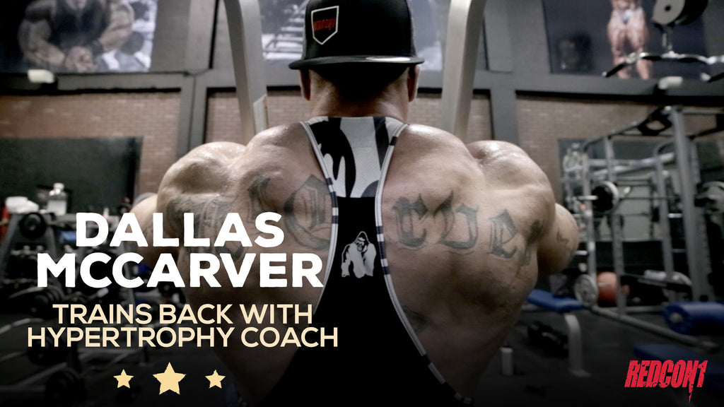 Dallas Mccarver Trains Back With Hypertrophy Coach