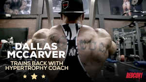 Dallas Mccarver Trains Back With Hypertrophy Coach