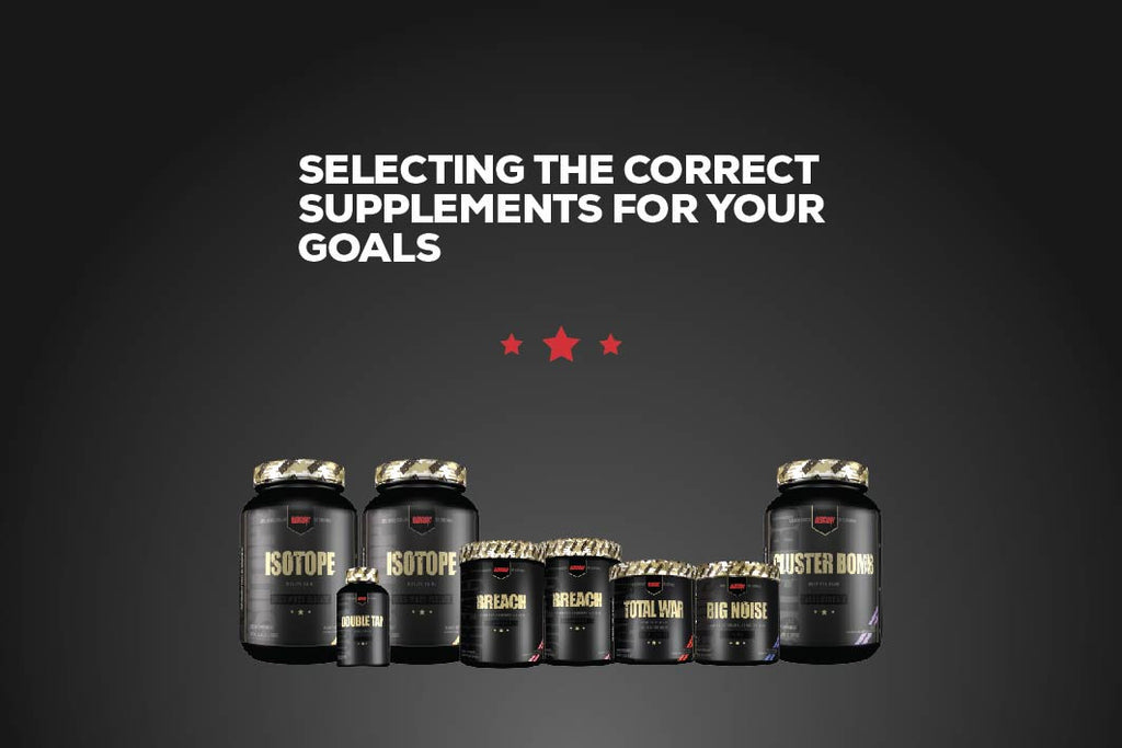 Selecting the Correct Supplements for your Goals