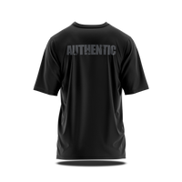 Black Authentic Oversized Pump Shirt Back