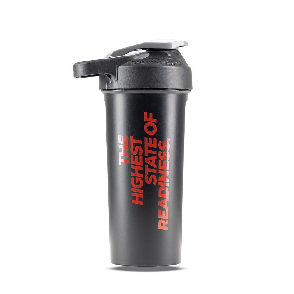  Black and Red Shaker Cup - Back