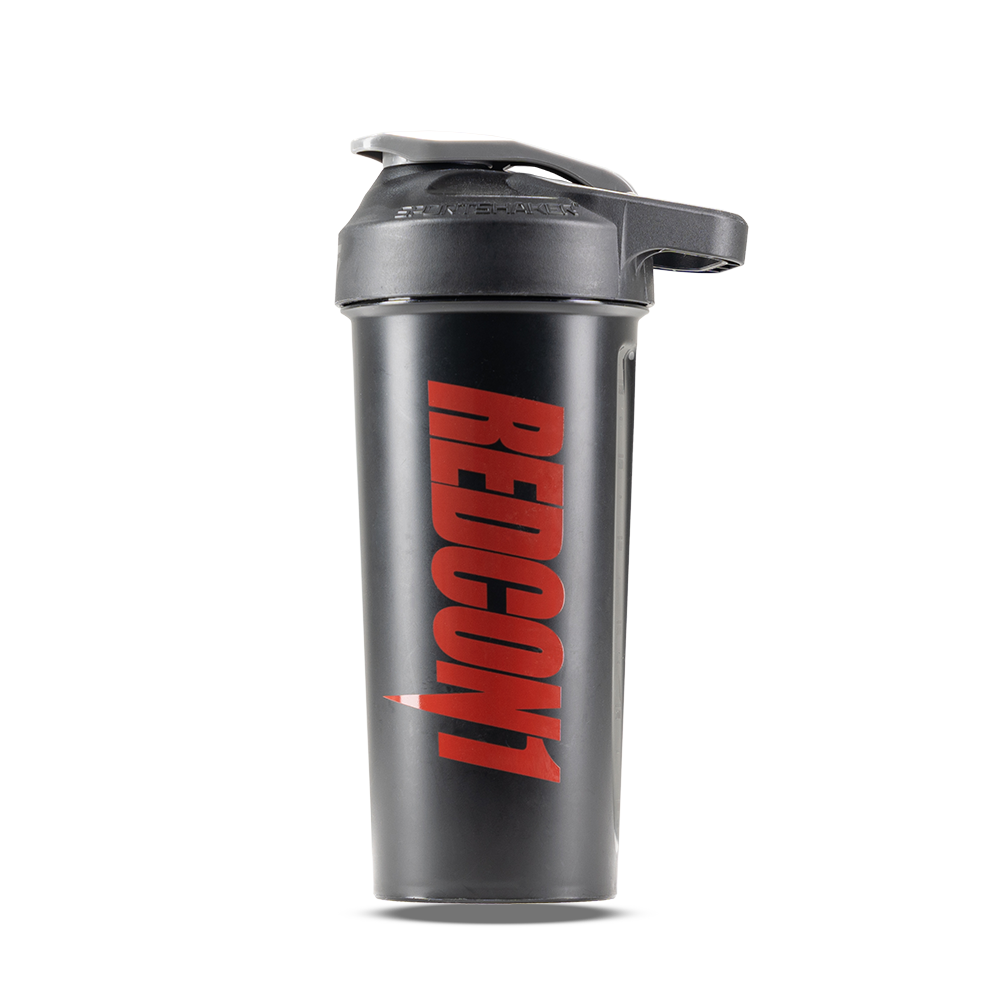 Black and Red Shaker Cup - Front
