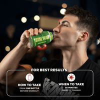 TOTAL WAR Ready To Drink Preworkout (12 Servings) - How to Use