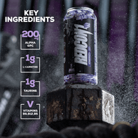 REDCON1 ENERGY - Grape Freeze Key Ingredients