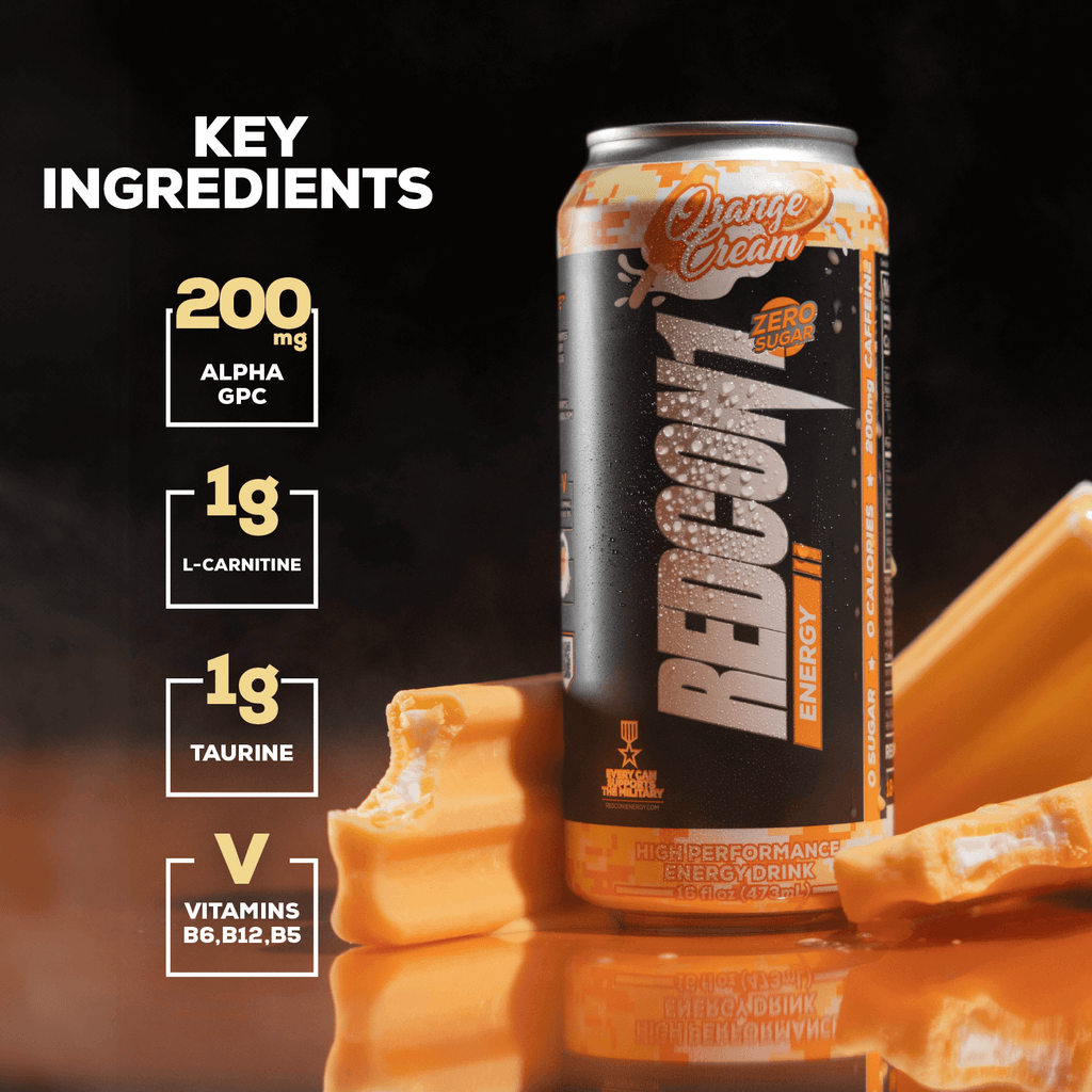 REDCON1 ENERGY - Orange Cream Key Ingredient