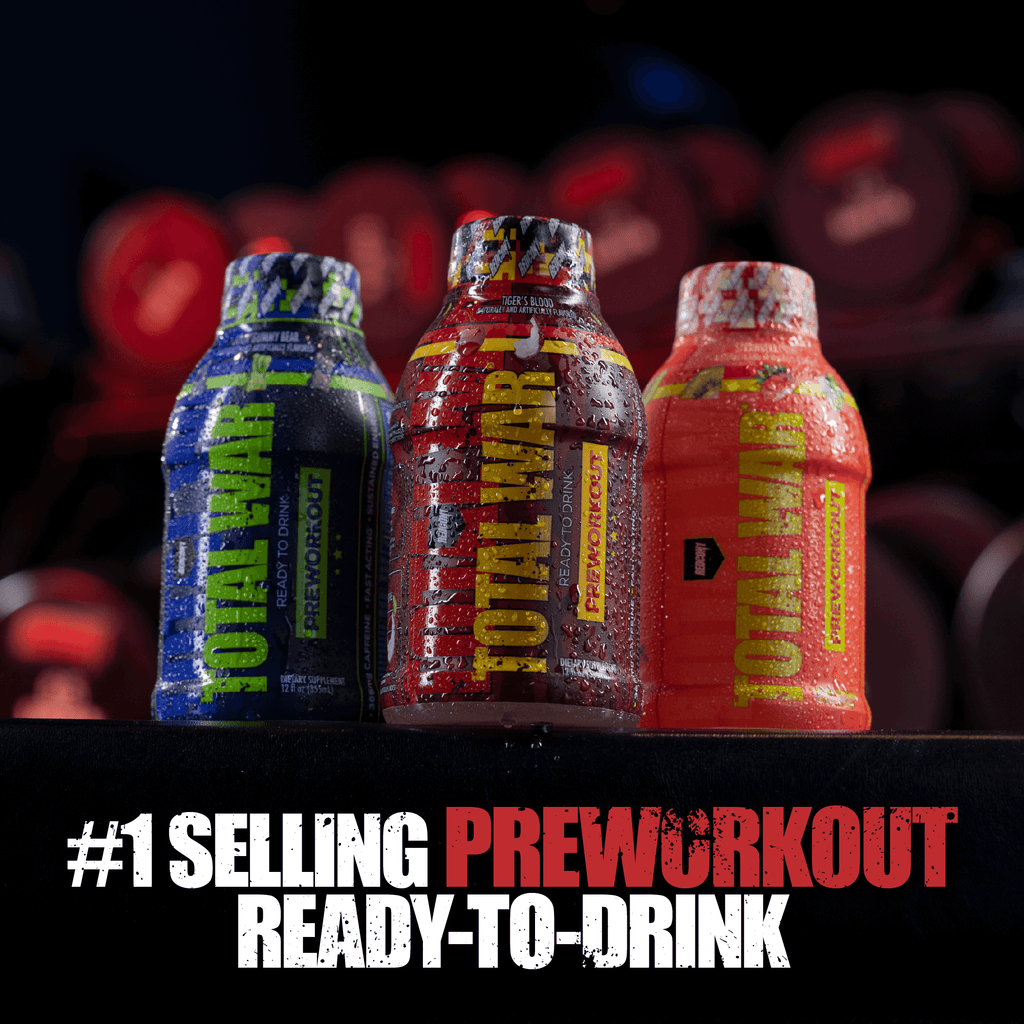 TOTAL WAR Ready To Drink Preworkout (12 Servings) - Best Selling