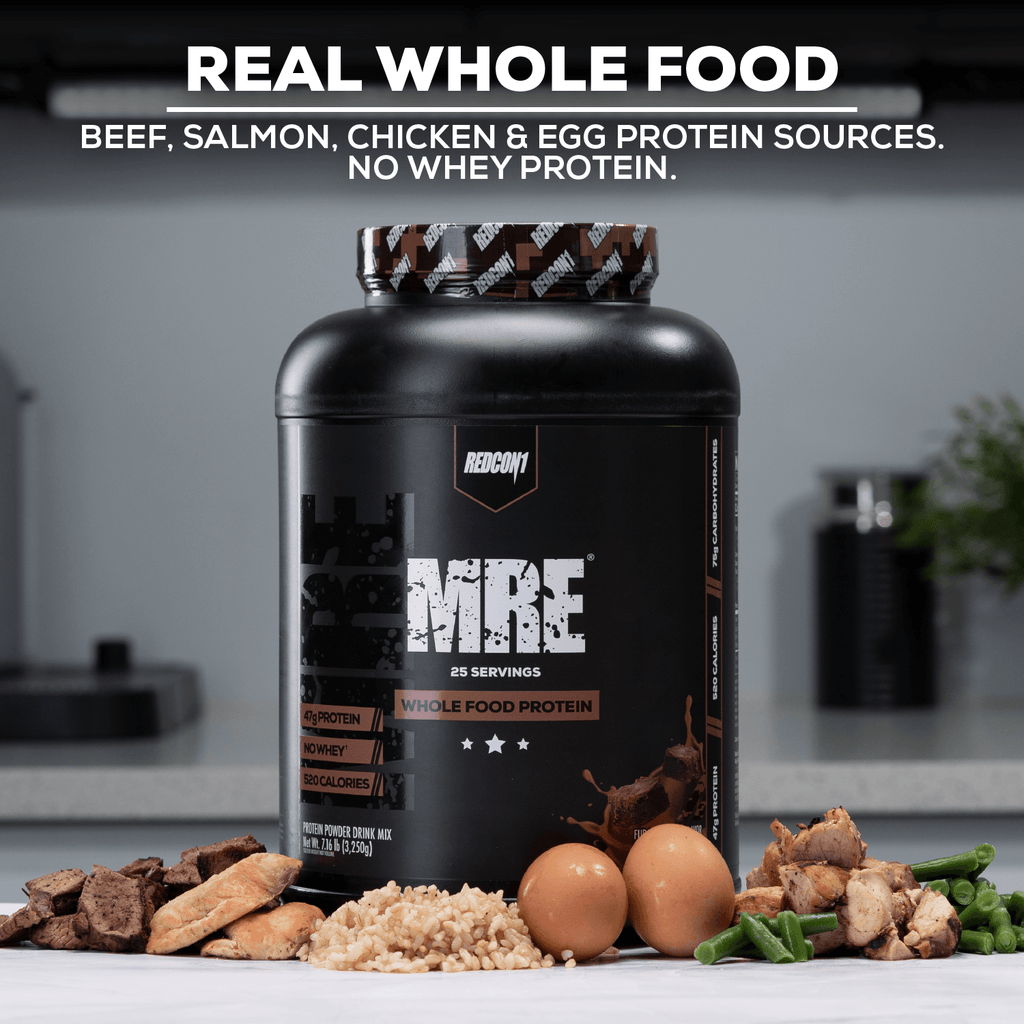 MRE Meal Replacement, Whole Food Protein (7 LB) - Waffles and Syrup Real Whole Food