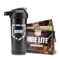 Mre Lite Single Serving 3 Pack and Shaker Bundle