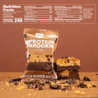 MRE Brookie - Chocolate Chip Fudge Supp Fact Image