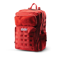 Red Tactical Backpack - Angle