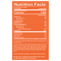 MRE Lite - Animal Based Protein (2 LB) - Juniors - Pumpkin Cheesecake Supp Fact