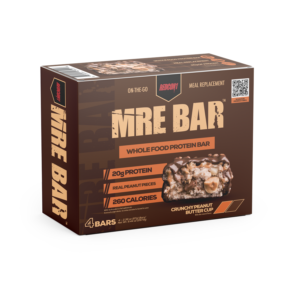 MRE Protein Bars 4 Pack - Crunchy Peanut Butter Cup