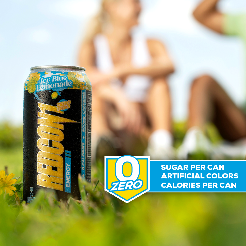 REDCON1 ENERGY - Icy Blue Lemonade Zero Sugar
