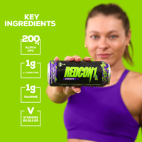 REDCON1 ENERGY - Sour Gummy Blast Key Ingredients