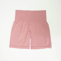 PASTEL PINK FLAWLESS CONTOUR SHORTS FRONT