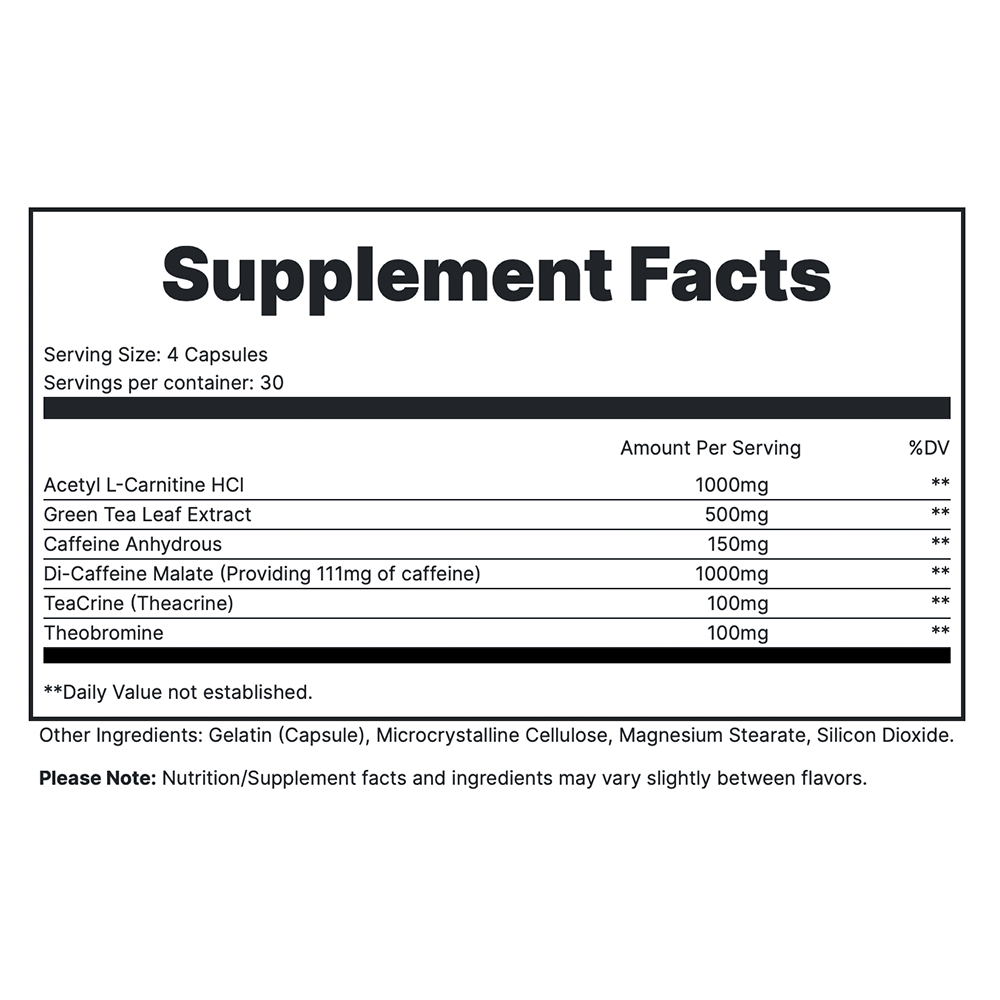 Double Tap -  Supplement Fact