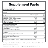 Fade Out - Black Currant Supp Facts