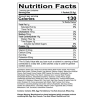 MRE -Oatmeal Chocolate Chip Sample Supp Fact
