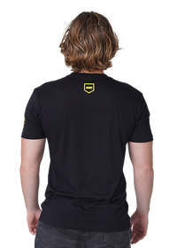 Meathead Spirit Shirt With Model Back View