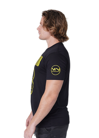 Meathead Spirit Shirt With Model Side View