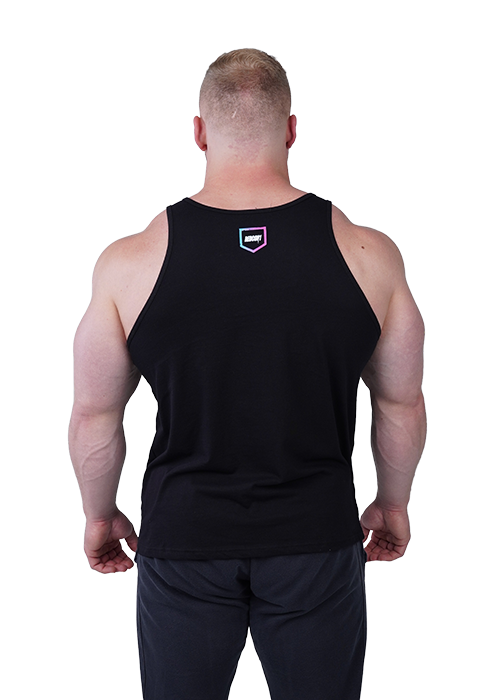 Redcon1 Vice City Gym Tank With Model Back View