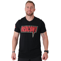 Black shirt with red REDCON1 logo and gold outline
