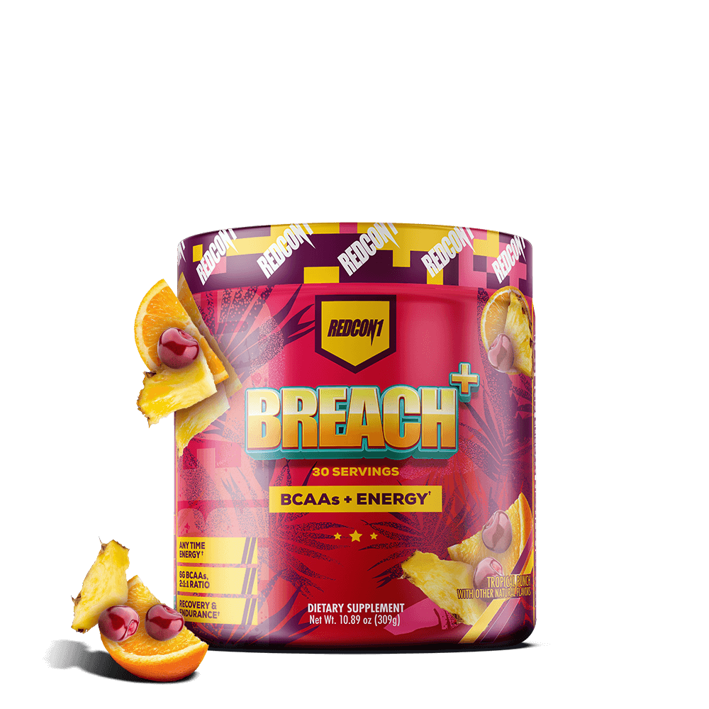 BREACH BCAAS + ENERGY in Tropical Punch Flavor