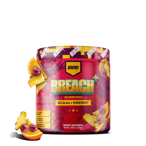 BREACH BCAAS + ENERGY in Tropical Punch Flavor
