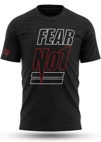 Black Shirt with FEAR NO ONE logo on front 