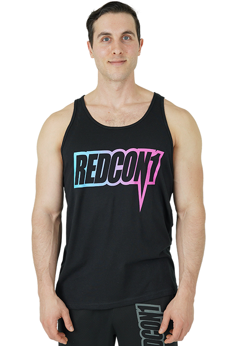VICE CITY SUNSET PERFORMANCE TANK With Model