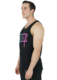 VICE CITY SUNSET PERFORMANCE TANK With Model Side View