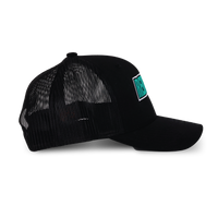Black & Sea Foam Future Hat- All